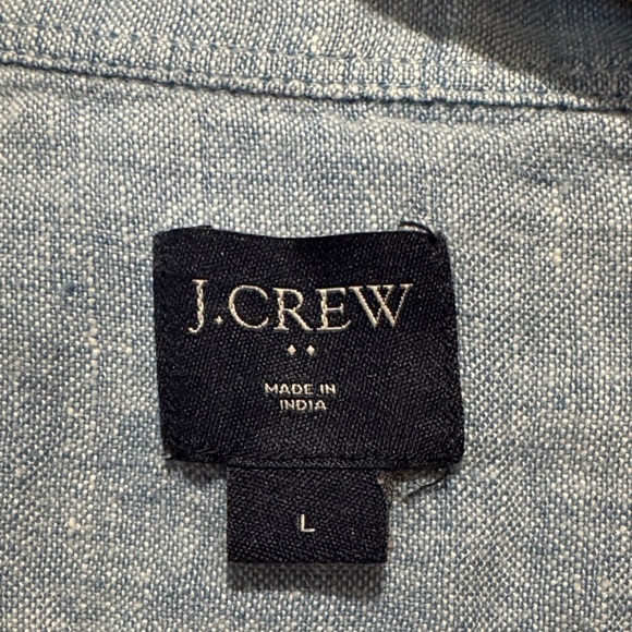J. Crew Light Blue Casual Button Down Shirt - Picture 2 of 4